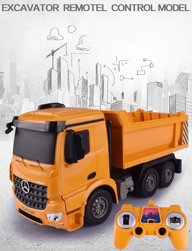 rc truck excavator transport